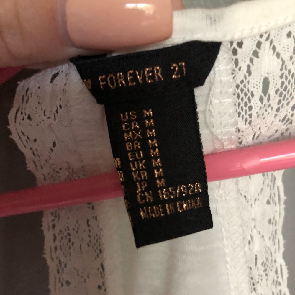 White Racerback Tank - Picture 2 of 4